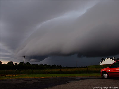 Ballyronan Shelf Cloud - June 14th 09